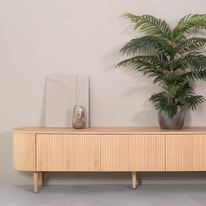 LABEL51 Tv-meubel Oliva - Naturel - Eiken - 220 cm