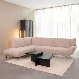 LABEL51 Hoekbank Pesaro - Naturel - Boucle - Links Voorstaand