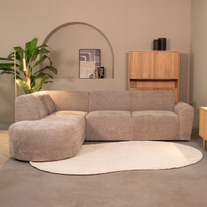 LABEL51 Hoekbank Espen - Stone - Chenille - Hoekbank Links
