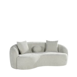 LABEL51 Bank Novo - Naturel - Chenille - 2,5-Zits