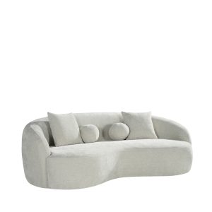 LABEL51 Bank Novo - Naturel - Chenille - 3-Zits