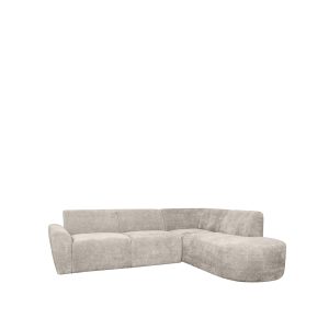 LABEL51 Hoekbank Espen - Naturel - Chenille - Hoekbank Rechts