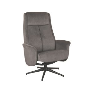 LABEL51 Fauteuil Bergen - Antraciet - - Excl. Hocker