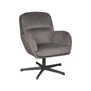 LABEL51 Fauteuil Moss - Antraciet - - One Size
