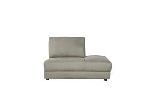 LABEL51 Bank Tivoli - Taupe - Kunstleder - Ottomane Rechts