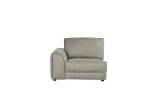 LABEL51 Bank Tivoli - Taupe - Kunstleder - 1,5-Zits Links