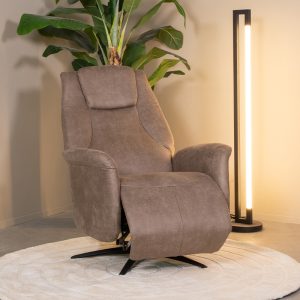 LABEL51 Fauteuil Stockholm - Taupe - - 1-Motorig