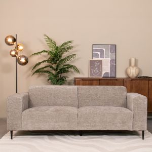 LABEL51 Bank Eden - Stone - Chenille - 3-Zits
