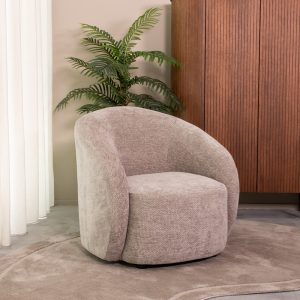 LABEL51 Fauteuil Alby - Stone - - 1-Zits