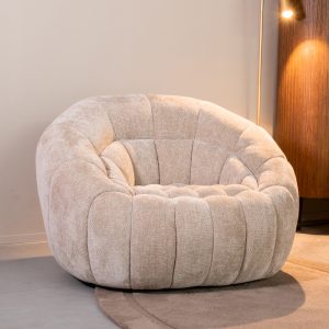 LABEL51 Fauteuil Cloud - Clay - Chenille - 1-Zits