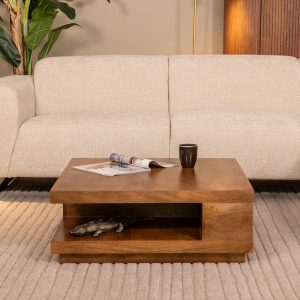 LABEL51 Salontafel Square - Nature Smooth - - 80 cm