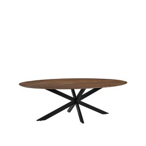 LABEL51 Eetkamertafel James - Nature Smooth - Mangohout - 210 cm - Ovaal