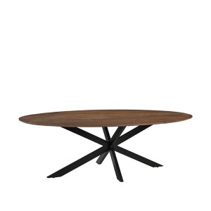 LABEL51 Eetkamertafel James - Nature Smooth - Mangohout - 240 cm - Ovaal