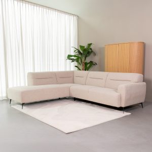 LABEL51 Hoekbank Bolzano - Naturel - Boucle - Hoekbank Links
