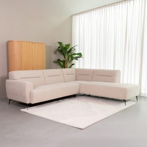 LABEL51 Hoekbank Bolzano - Naturel - Boucle - Hoekbank Rechts