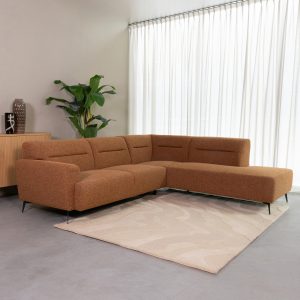 LABEL51 Hoekbank Bolzano - Coral - Boucle - Hoekbank Rechts