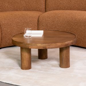 LABEL51 Salontafel Elly - Nature Smooth - Mangohout - 70 cm