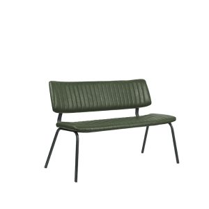 LABEL51 Eetkamerbanken Gusto - Hunter - Kunstleder - 120 cm