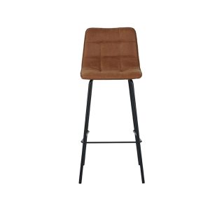 LABEL51 Eetkamerstoel Bistro - Cognac - - Hoog