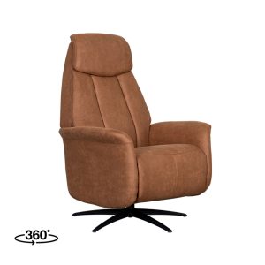 LABEL51 Fauteuil Oslo - Cognac - - 1-Motorig