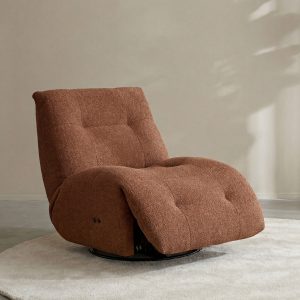 LABEL51 Fauteuil Relax and Recharge - Coral - Boucle - Met Accu