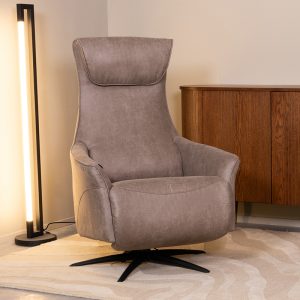 LABEL51 Fauteuil Lund - Taupe - - 2-Motorig - Met Massagefunctie
