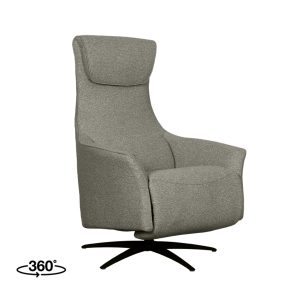 LABEL51 Fauteuil Lund - Mushroom - - 2-Motorig - Met Massagefunctie
