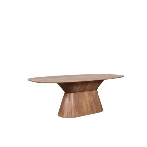 LABEL51 Eetkamertafel Jagger - Nature Smooth - Mangohout - 200 cm - Ovaal