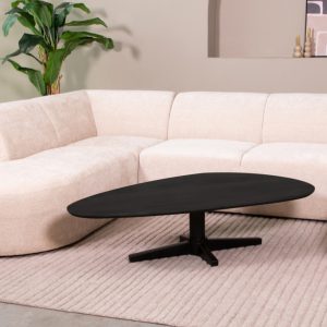 LABEL51 Salontafel Rosie - Zwart - Mangohout - 140 cm