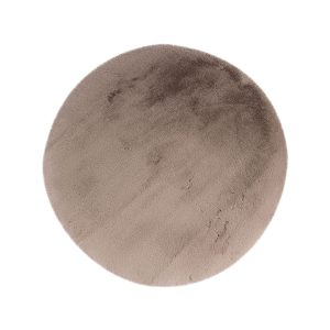LABEL51 Vloerkleden Indy - Taupe - - 200x200 cm - Rond