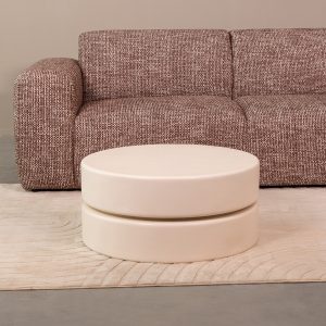 LABEL51 Salontafel Milly - Soft Sand - - 70 cm - Rond