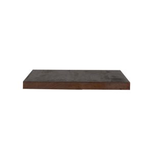 LABEL51 Eetkamertafel Tafelblad Straight Edge - Espresso - Mangohout - 70 cm Straight