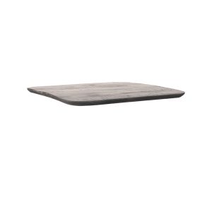 LABEL51 Eetkamertafel Tafelblad Sloppy Edge - Zwart - - 70 cm Sloppy
