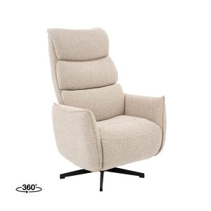 LABEL51 Fauteuil Goteborg - Naturel - - 2-Motorig