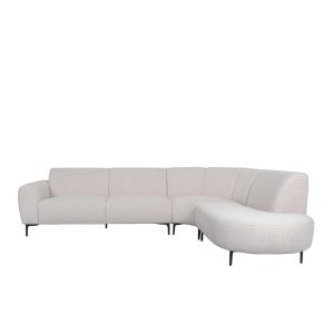 LABEL51 Hoekbank Mauro - Naturel - Boucle - Hoekbank Rechts