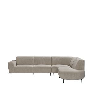 LABEL51 Hoekbank Mauro - Mushroom - - Rechts Voorstaand