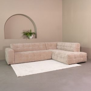 LABEL51 Hoekbank Lorenzo - Clay Elite - Chenille - Hoekbank Rechts