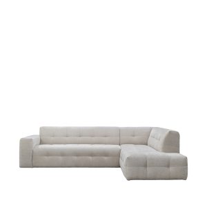 LABEL51 Hoekbank Lorenzo - Naturel Elite - Chenille - Hoekbank Rechts