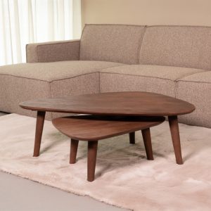 LABEL51 Salontafel Gregg - Espresso - Mangohout - 110 cm