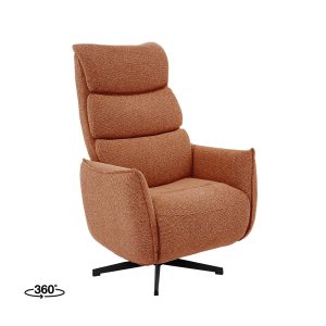 LABEL51 Fauteuil Goteborg - Coral - - 2-Motorig