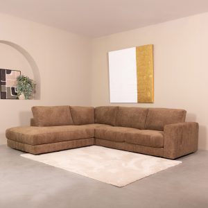 LABEL51 Hoekbank Valero - Retro Taupe - - Links Voorstaand