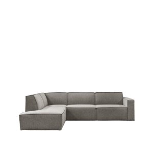 LABEL51 Hoekbank Kay - Mushroom Royal Boucle - Boucle - Hoekbank Links