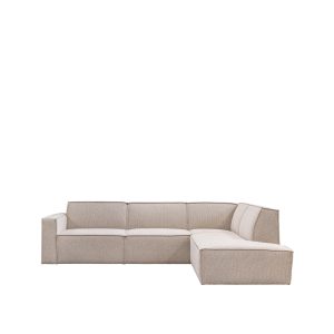 LABEL51 Hoekbank Kay - Naturel Royal Boucle - Boucle - Hoekbank Rechts